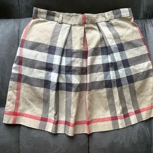 Burberry check skirt